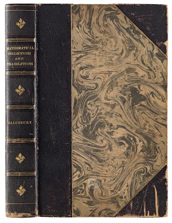 SCIENCE  (GALILEI, GALILEO.)  Salusbury, Thomas, translator. Mathematical Collections and Translations.  Vol. 1 (of 2).  1661